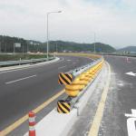 Road Traffic Safety Used Anti-Collision Steel Roller Barrier for Corrosion