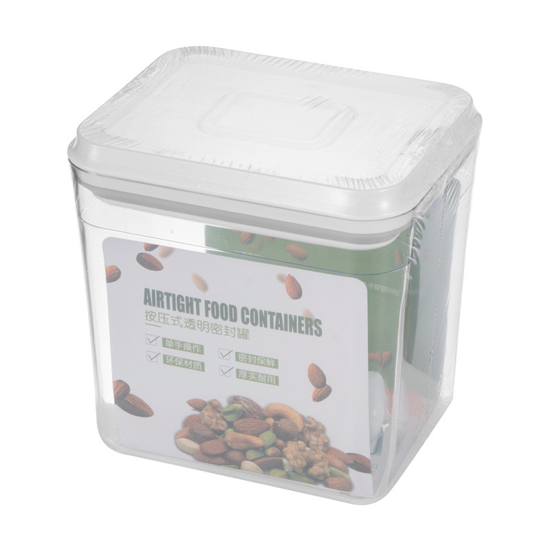 1000ml-2300ml Plastic Cereal Containers 7 Piece Airtight Food Storage Container Set