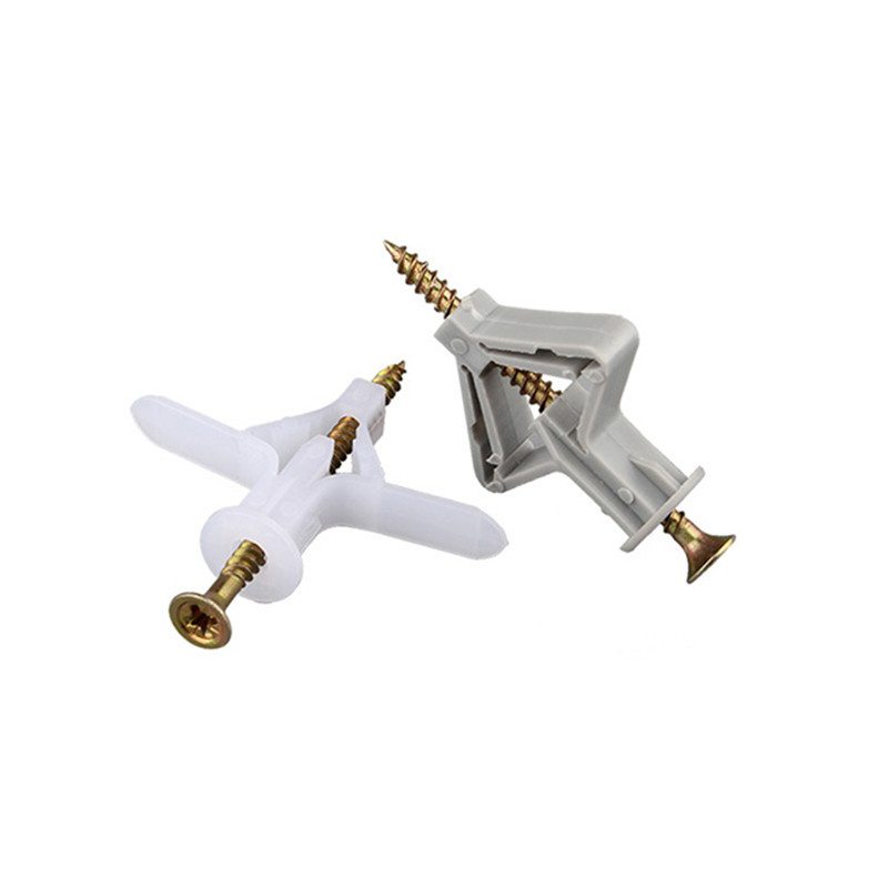 Heavy Duty Plastic Toggle Anchors , Plastic Sheetrock Anchors Multi Functional
