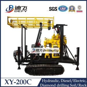 Quality XY-200C Crawler Mounted Well drilling machine with Diamond Bits wholesale