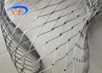 2.0mm SUS304 Stainless Steel Woven Wire Mesh Cable Netting 100x100mm For Plant