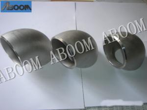 China High Strength Super Duplex Pipe Fittings 90 Degree Elbow Short Radius Stock on sale