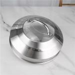 30cm Stainless Steel Double Bottom Cookware Steamer Pot Set