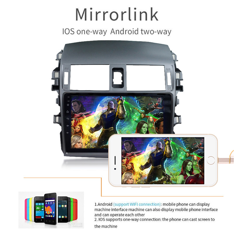 Verso Android Car Stereo For Toyota Corolla 2008-2013 Screen Android Car 32GB
