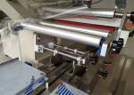 Fast Speed Flow Packaging Machine Vietnam Green Bean Cake With Tray Packing