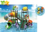 High Speed Tube Commercial Water Slide Landscape Design With Hair Collector