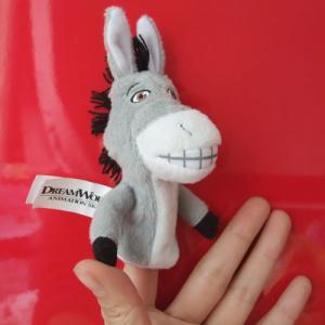 Quality Donkey Shrek's Friend Finger Puppet Plush Toys wholesale