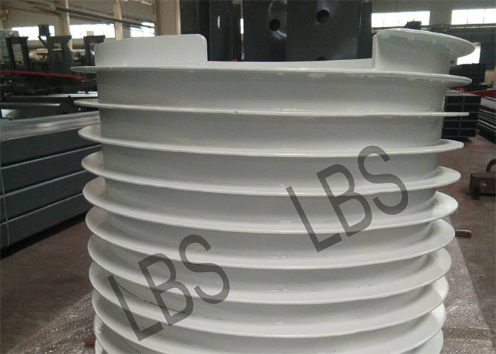 Durable Wire Rope Winch Drum LBS Grooved Machining For Storage Ropes
