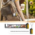 DIY Sublimation Memory Film Photo Album Roll Keychain Creative Valentine'S Day