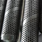 Melt Stainless Steel Filter Element Spiral Welded Perforated Center Tube