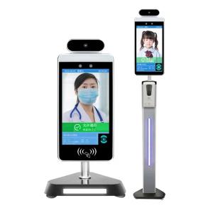 Quality Face Recognition Camera Temperature Scanner Kiosk wholesale