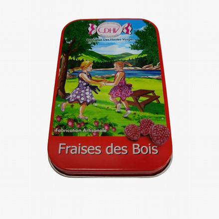 Cheap OEM ODM Candy Metal Tin Can Box Hinged Tin Container for sale