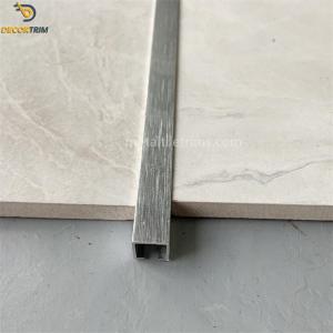 Quality Aluminum U Channel Strip Trim 0.8mm Thickness Protective Decorative wholesale