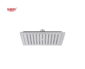 Quality Plastic ABS Square Chrome Bathroom Rain Shower Heads Column OEM wholesale