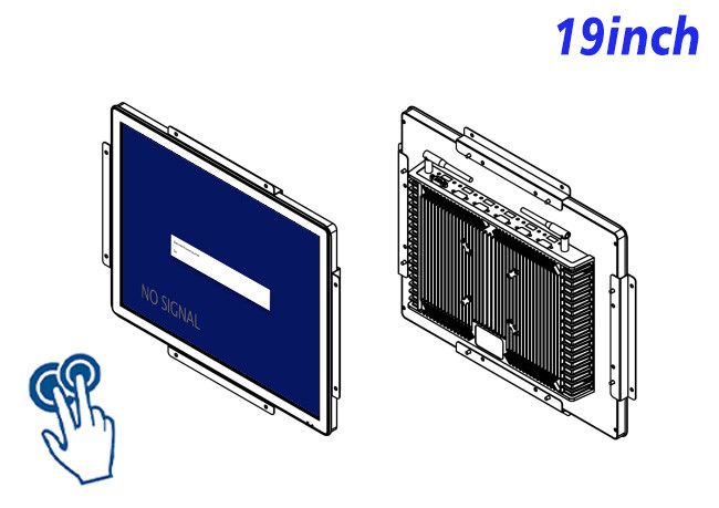 19-Inch Touch Screen for Transportation Hubs and Access Control Panels