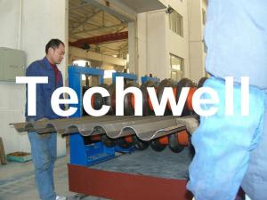 Quality Automatic 4 - 8m/min Galvanized Steel Silo Corrugated Wall Sheet Roll Forming Machine wholesale