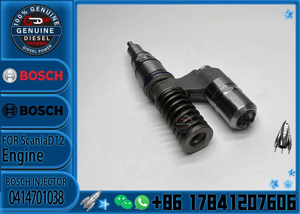 Fuel injector 0414701038 0414701039 0414701063 for SCANIA Injector R500 1548472 1766553 1539350