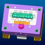 Customized Aluminum 630T Die Casting Mould Auto Pats