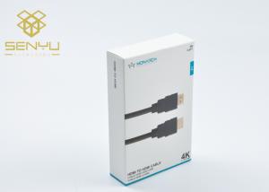 Quality 350g Paper CMYK Printing Iphone Charger Packaging Mobile Accessories Packaging wholesale