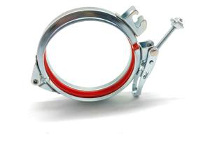 Quality 150mm Duct Airtight Galvanized Steel Clamps For Filtration System wholesale