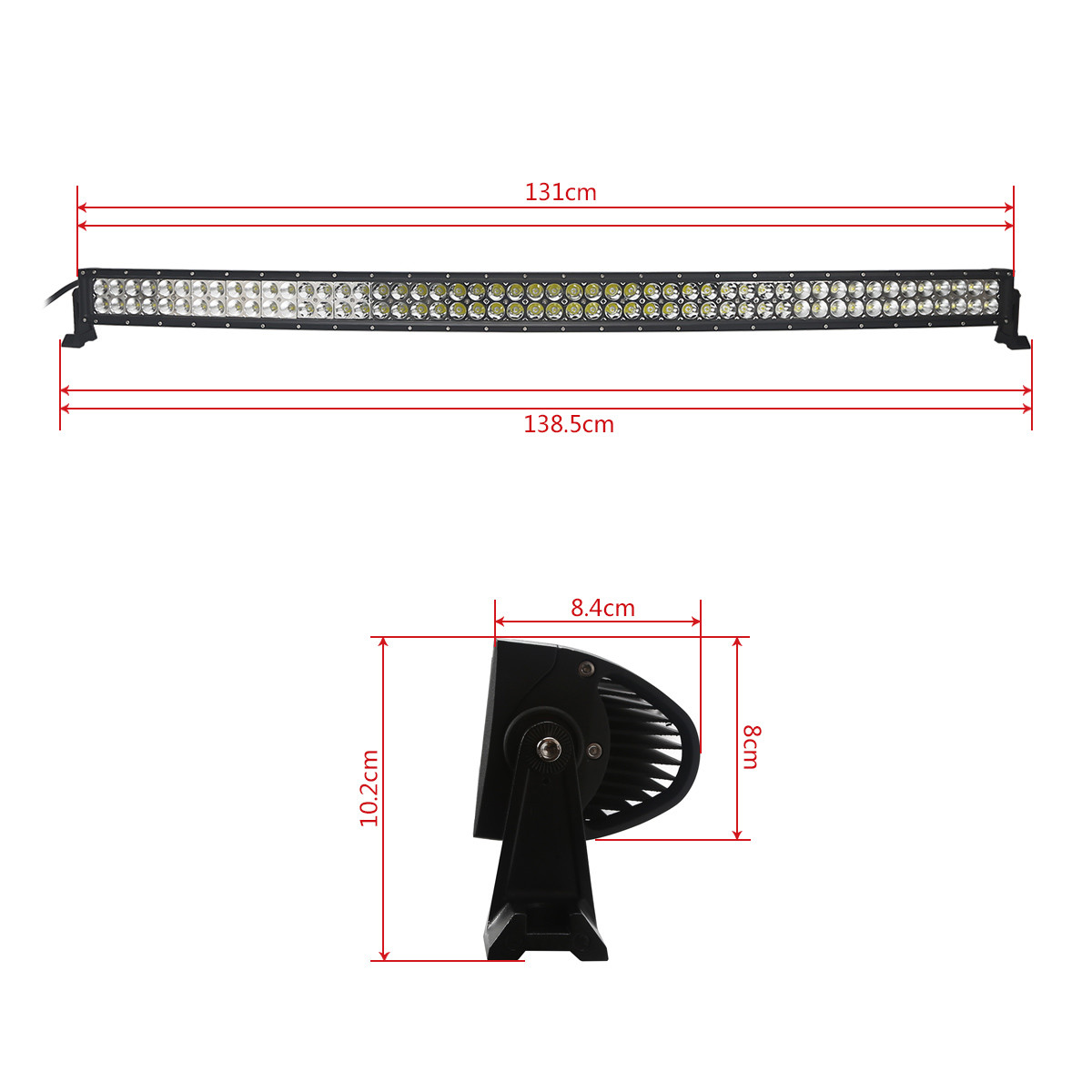 G1 Style 4D 300W 3W 100pcs LED EPISTAR LED LIGHT BAR 6000K 10-30V Combo Beam