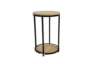 Quality Wood Grain BSCI 10KG Metal Basket Coffee Table wholesale