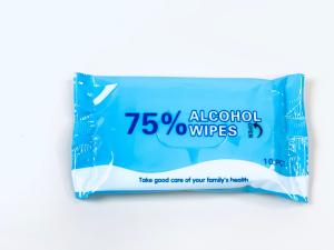 Quality Antibacterial Ethanol 75% Disinfectant Wet Wipes wholesale