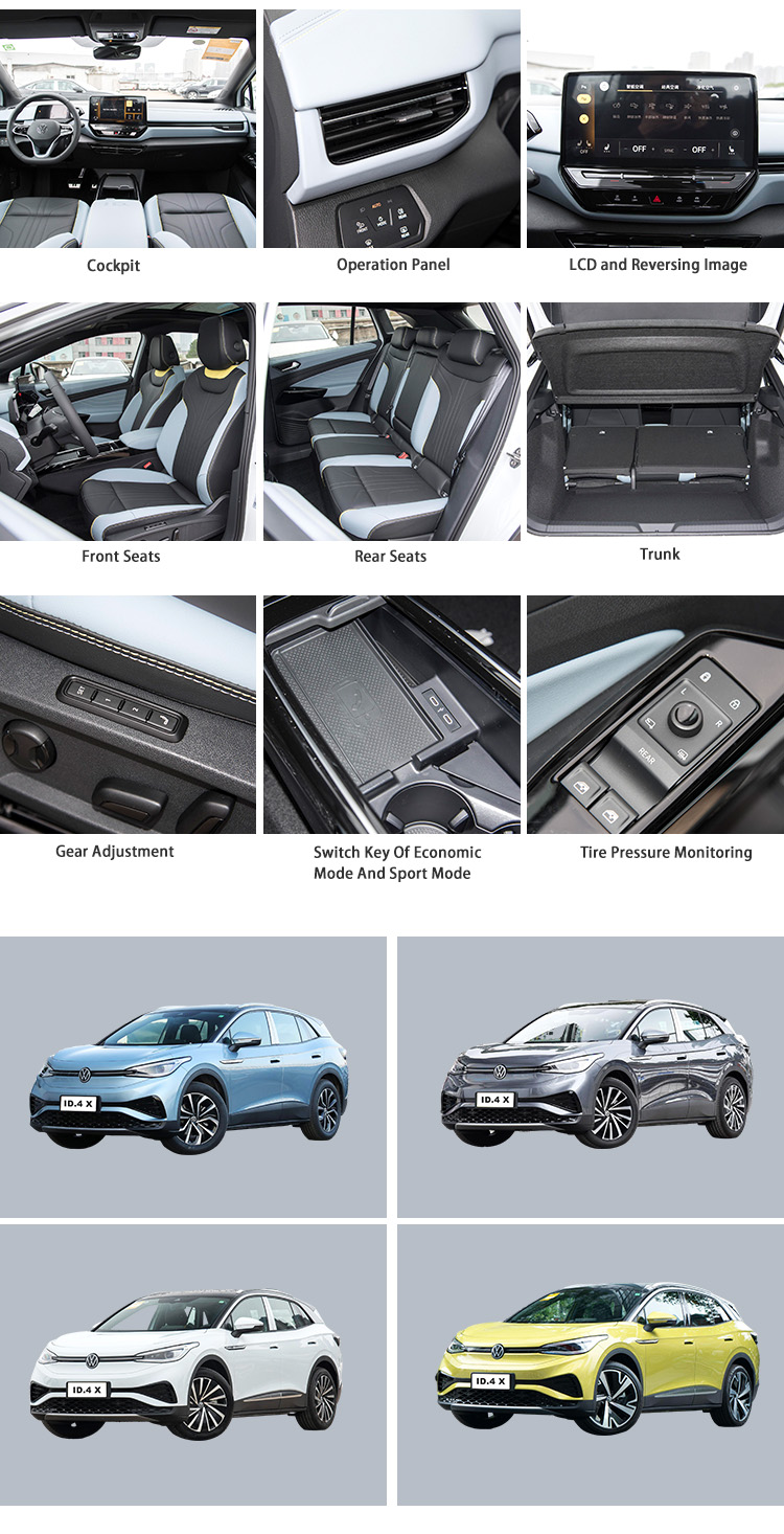 2023 New Energy Vehicles ID4 Suv VW ID.4x Electric Ev Car For Volkswagen