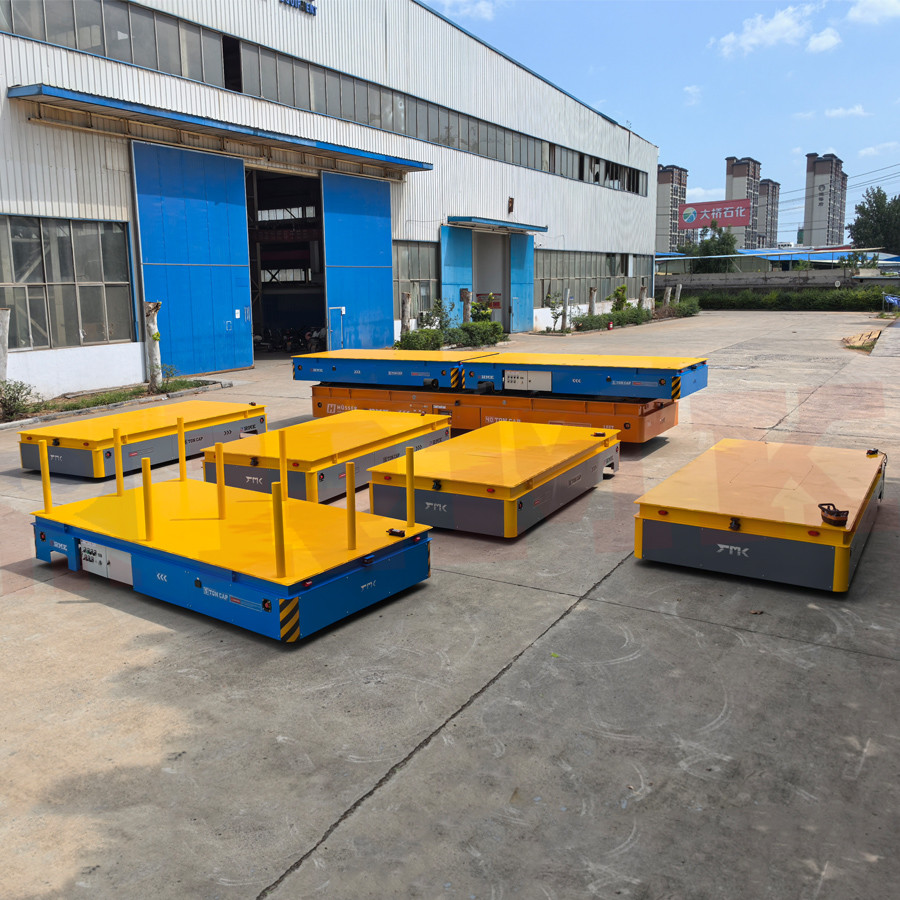 40 Tons Omnimove Transfer Cart With Lifting Dual Platforms Electric Transfer Cart