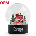 Custom Polyresin Princess Light Up Water Globe Princess Snow Globe With Music
