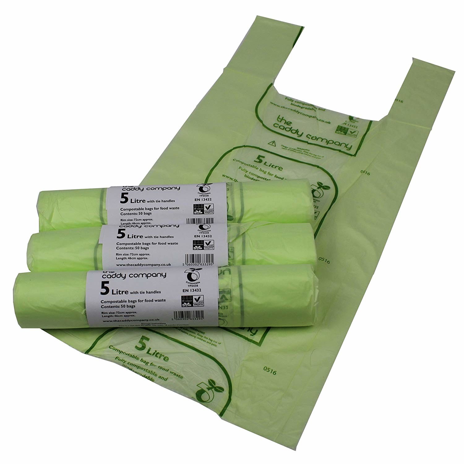 40×55cm Biodegradable Trash Bags Compostable Biodegradable Dustbin Bags