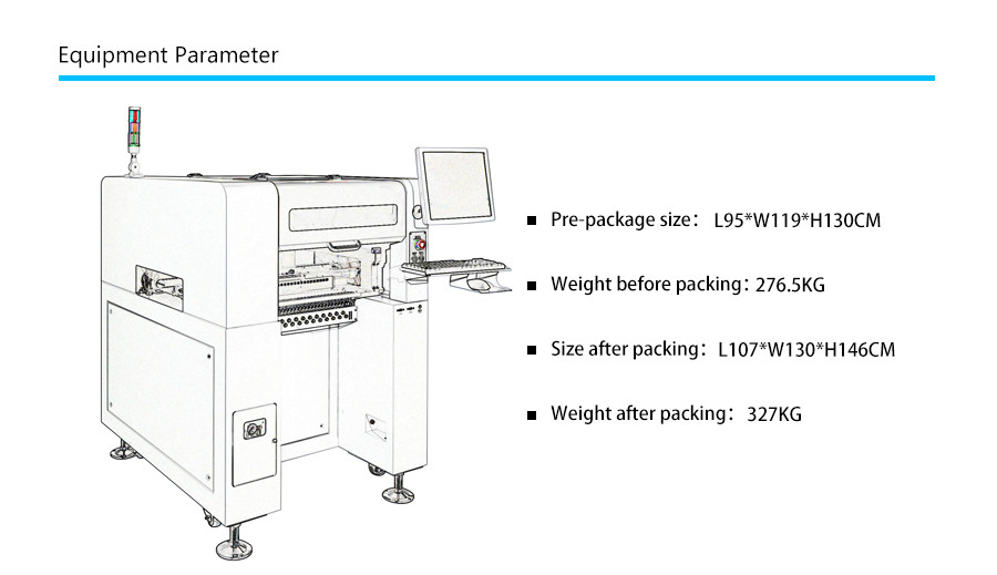 Four Head Bga Placement Pcb Pick And Place Machine For Small Scale Production