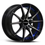13 Inch 17 Inch Multi Spoke Black Casting Alloy Wheels