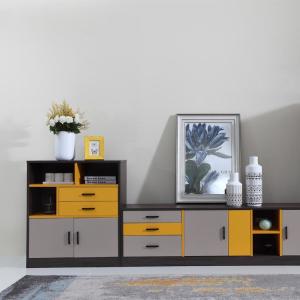 Quality Rectangle 18mm E1 Living Room TV Stand wholesale