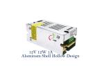 Light Box LED Drivers Power Supply 12V 12W 1A 90-250V For Light Strips