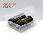 Soshine 3.2V LiFePO4 RCR123 / 16340 rechargeable battery with protection