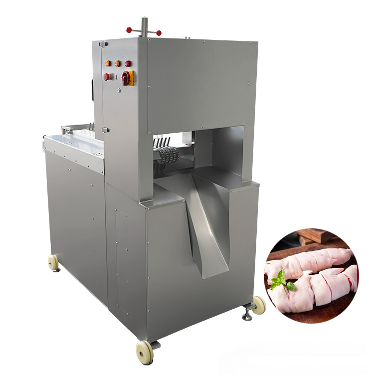 Automatic Pig Feet Cutting Machine With 4 Pcs Saw Chicken Chuncks Machine JYD-2550