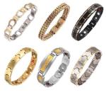 Gold PVD Metal Vacuum Coating Services, Stainless Steel Stretch Bracelet Copper