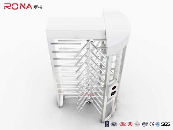 High Security Full Height Turnstile Access Control 30 Persons / Minute Transit