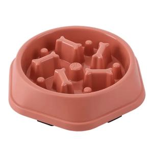 Quality Hexagonal Pet Slow Feeder Bowl Anti-Choking Dog Food Bowl with Non-Slip Base | MOQ 1000 PCS wholesale