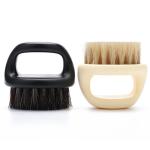 Fade Brush Boar Bristle Finger Beard Brush for Men's Grooming Shaving