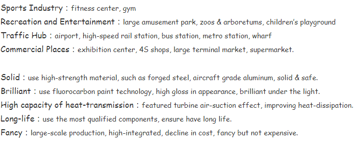 8-16ft Industrial big ass big ceiling fan