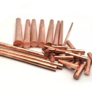 Quality 8mm Diameter 99.9% Pure Copper Rod C1100 Round Shape Soft Annealed wholesale