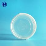 Custom Labels Plastic Round Food Containers Anti Fake Fully Recyclable