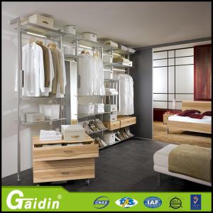 Quality high quality home furniture aluminum pole system easy diy aluminum wardrobe for bedroom wholesale