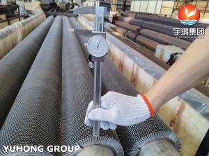 China HFW Serrated Fin Tube ASTM A312 TP304H Stainless Steel With SS304 Convection Coil on sale