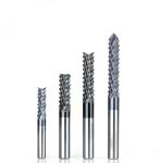 Diamond Coated PCD Milling Cutter Carbon Fiber Glass Fiber Graphite Milling