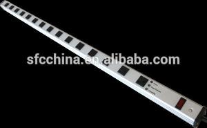 Quality Surge Protected 12 Outlets 48&quot; Metal Rack Mount Power Strip wholesale