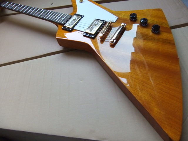 Wholesale G Explorer Custom Electric Guitar Mahogany In Natural