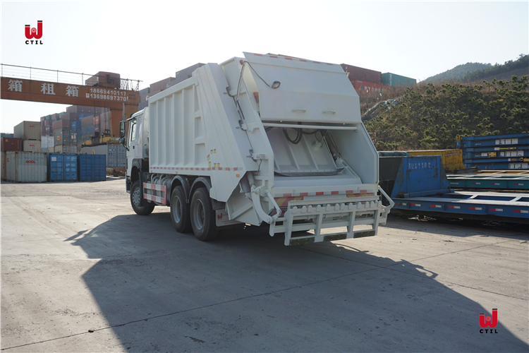 garbage compactor truck